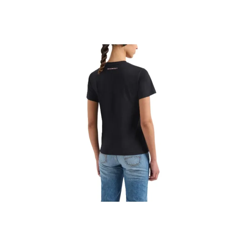 EMPORIO ARMANI Logo print Cotton T shirt-2