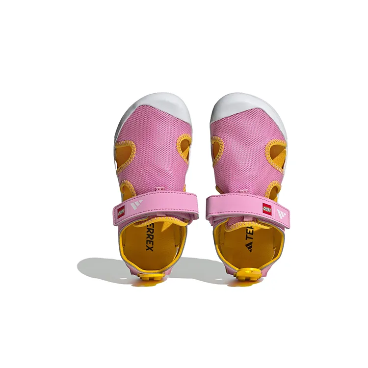 LEGO x Adidas Captain Toey Slip Resistant Children's Sandals Pink Yellow Kids'-4