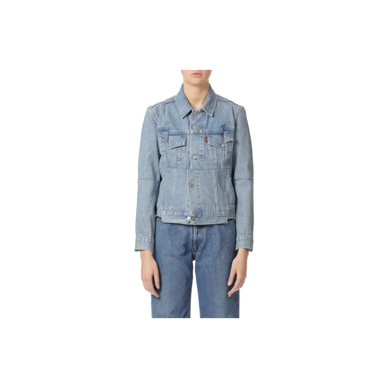 Vetements Denim Jackets Women's Blue-2
