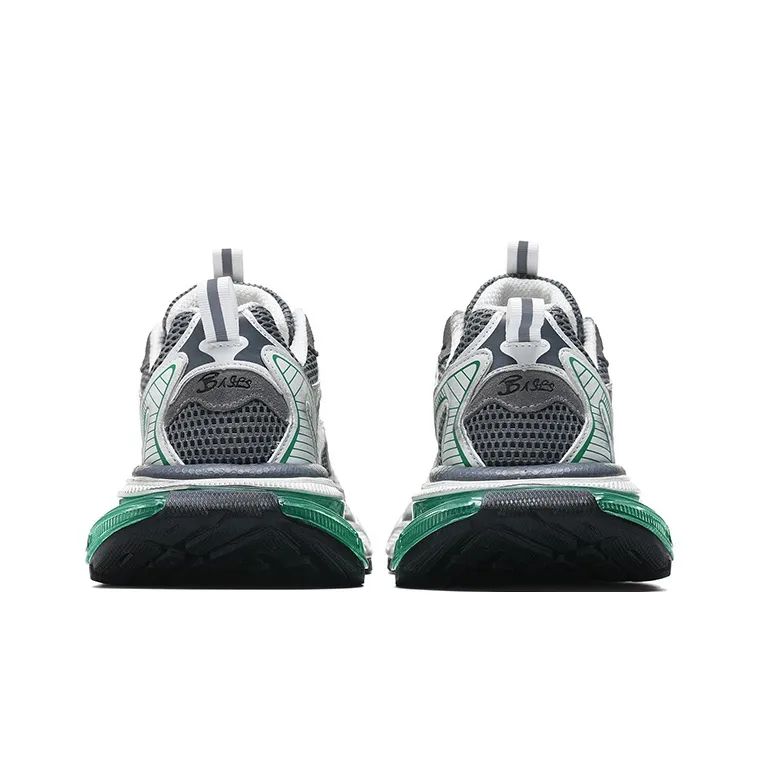 BASLS Fashion Casual Shoes Ankerle Breathable Height Increase Low Top Chunky Sneakers Unisex-37