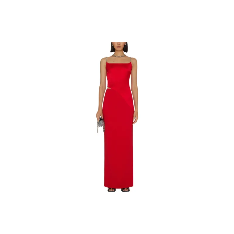 Givenchy Sleeveless Dresses Women's Red-2