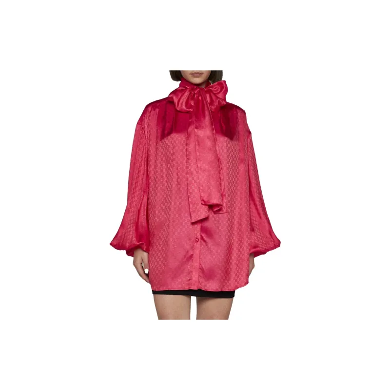 BALMAIN Monogram Jacquard Button Up Shirt-2