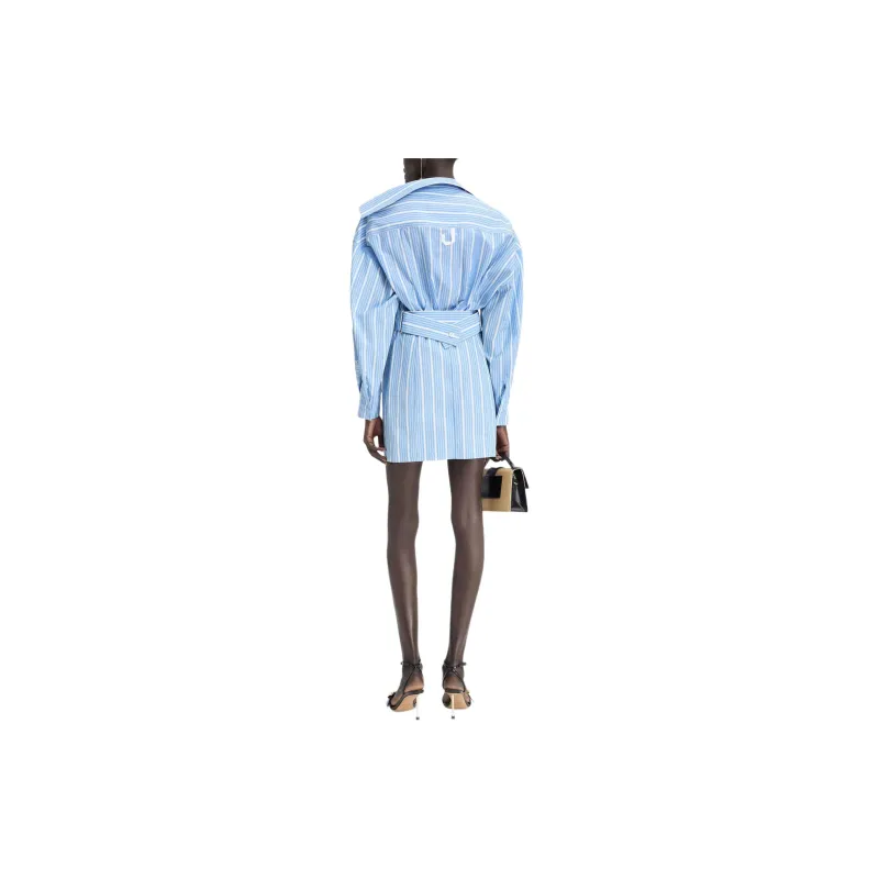 Jacquemus Striped Long Sleeved Dress-3