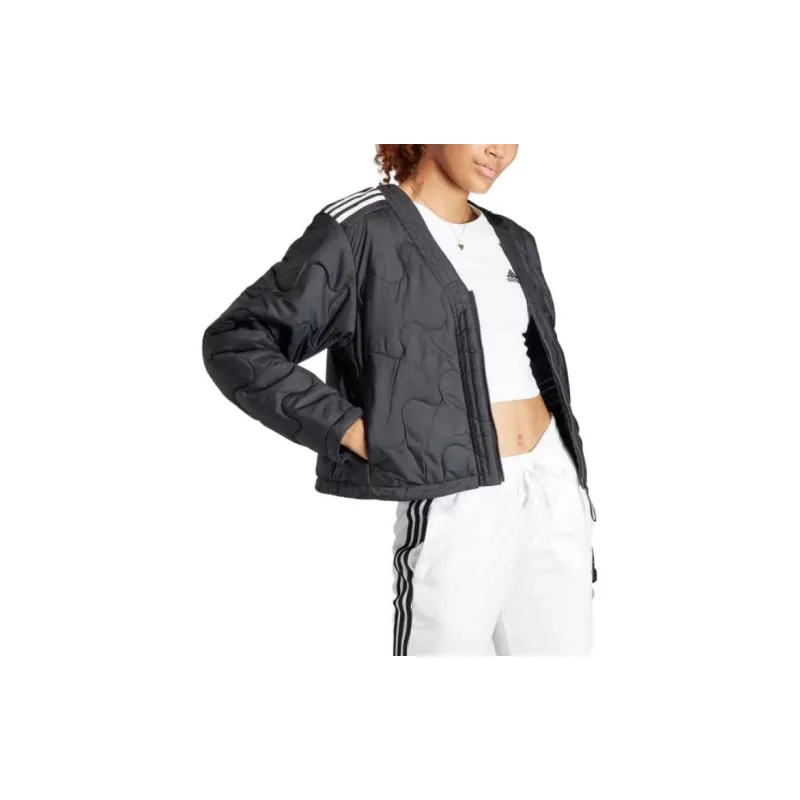 Adidas Free Shipping With AdiClub Nuganic Crop Light Insulation Jacket-3