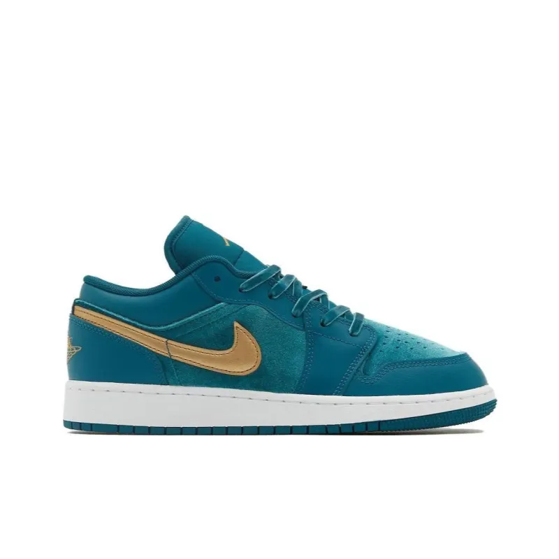 Jordan 1 Low SE Geode Teal Metallic Gold GS-1