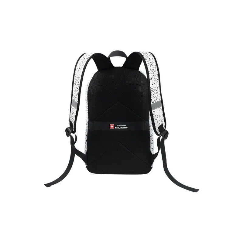 SWISS MILITARY Oxford Backpack Regular Unisex White/Black-2