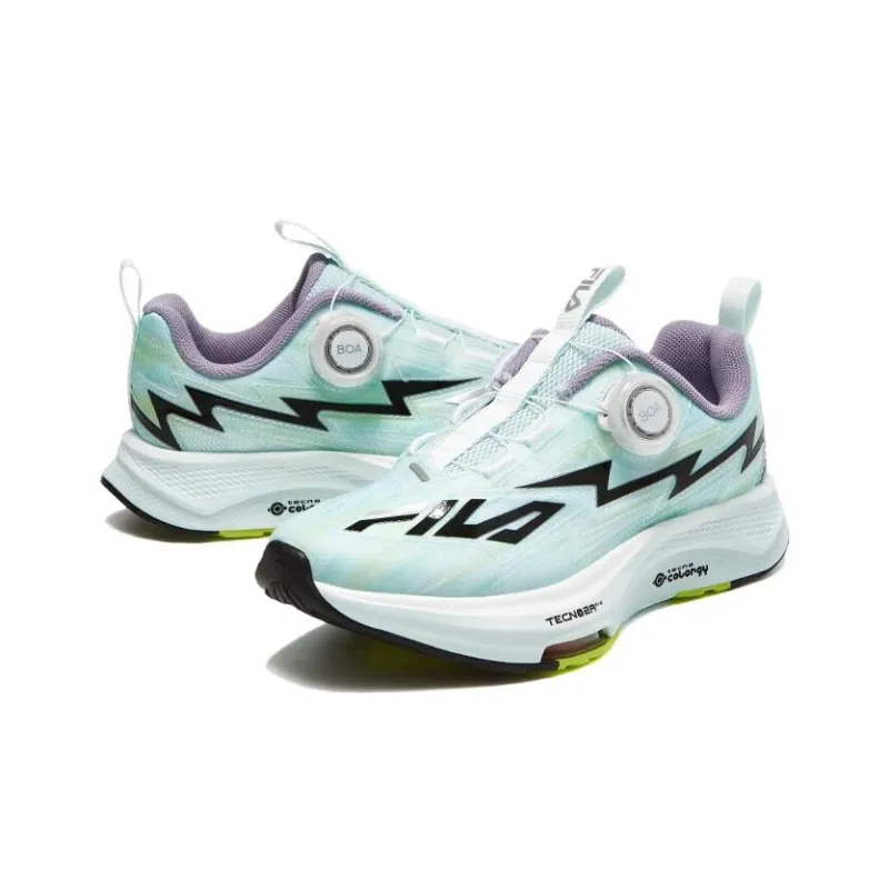 FILA KIDS Anti Slip Wear Resistant Low Top Kids' Running Shoes Ice City Blue Beach Blue Teenagers-2