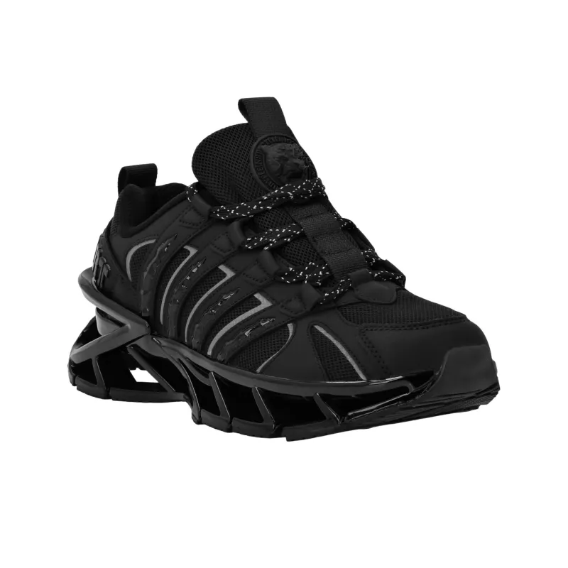 PLEIN SPORT Low Top Casual Shoes Unisex Black-3