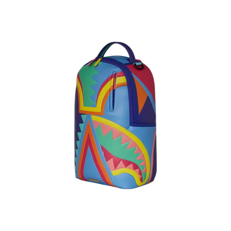 SPRAYGROUND Artificial Leather Backpack Unisex Rainbow-2