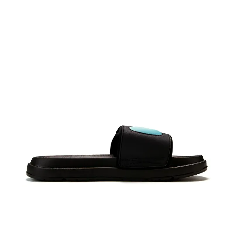 FILA KIDS Fei Fish Shoes Slip Resistant And Breathable Low Top Kids' Slippers Black Green Unisex-1