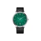 Stainless Steel Case Green Dial