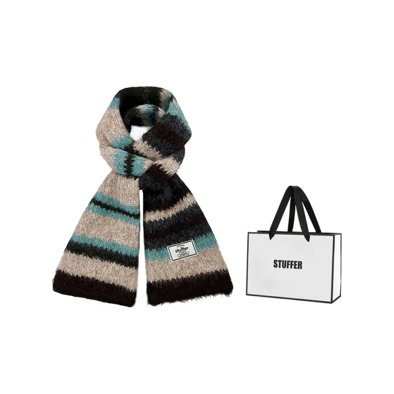 STUFFER Contains Wool Knit Scarves Unisex-2