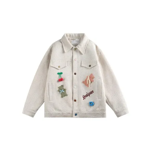 Beauty At 19 Jackets Unisex Off White