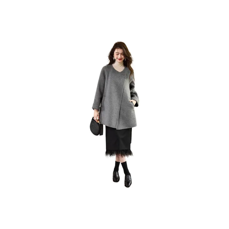 CARBAMMI Coats Women's Gray-2