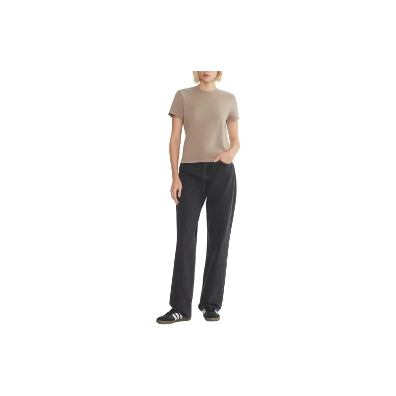 ARITZIA T-Shirt Women's Lived-in Nomad Taupe-1