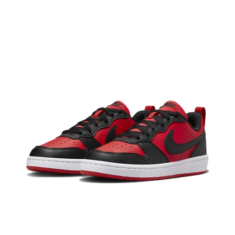 Nike Court Borough Low Recraft GS 'Black University Red'-2