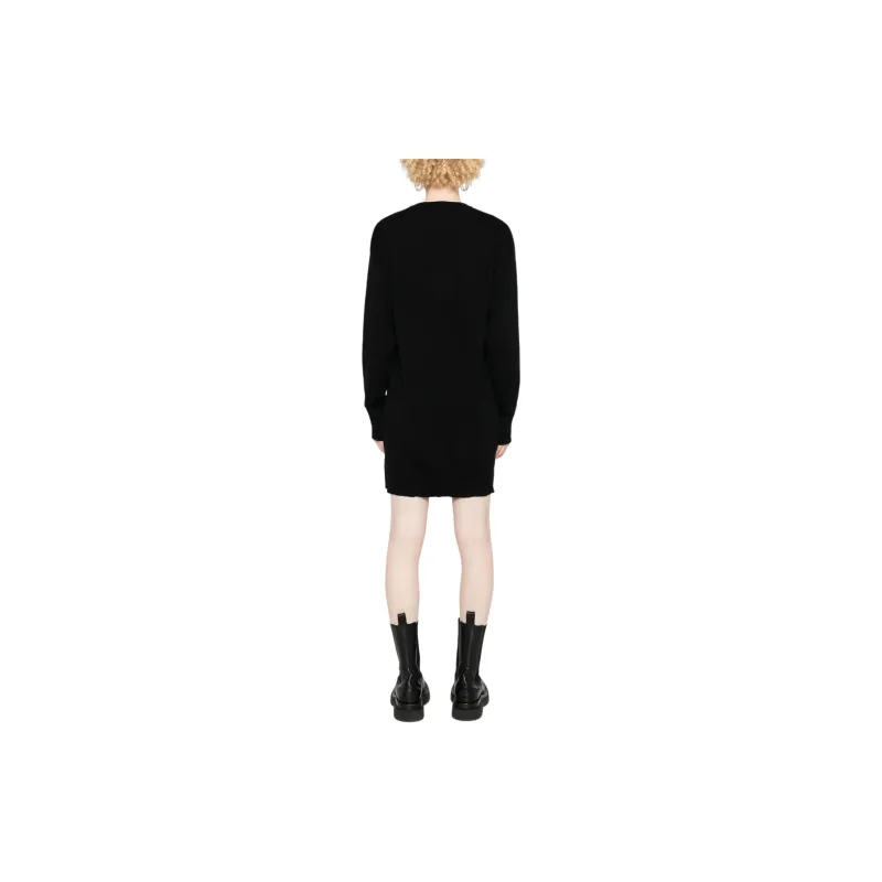 MOSCHINO Logo Intarsia Knit Dress-2