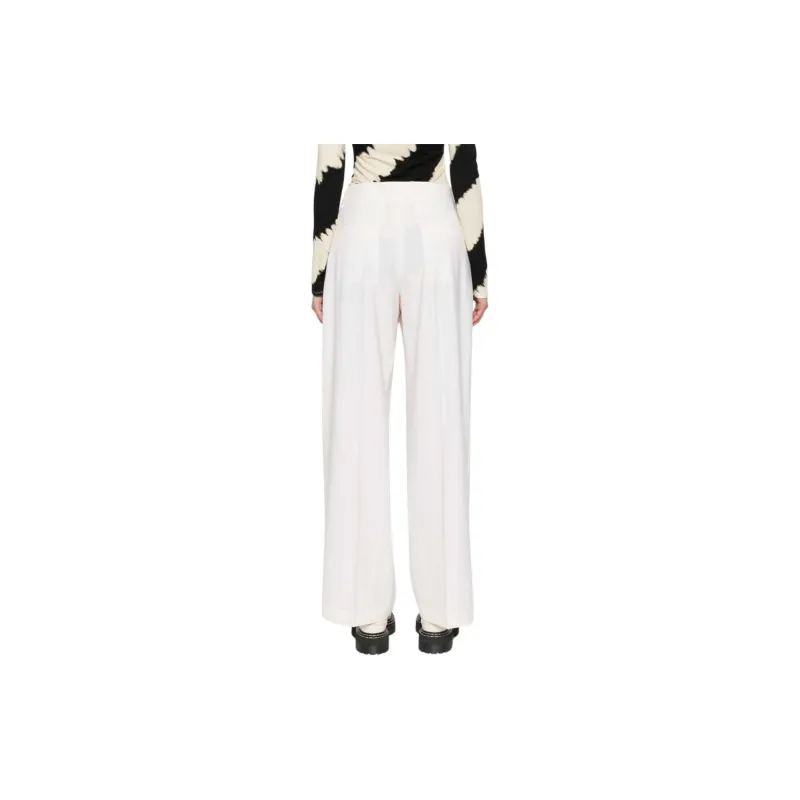 MSGM High Waist Straight Leg Tailored Trousers-2