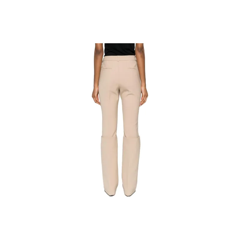 SportMax High Waist Straight Leg Trousers-1