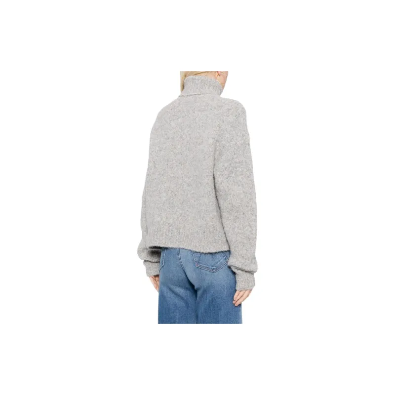 NILI LOTAN Sierra Mélange-knit Jumper-2