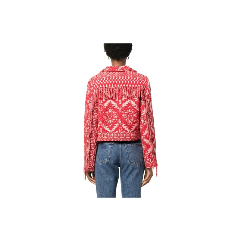 Forte Forte Clio Jacquard Fringed Jacket-3