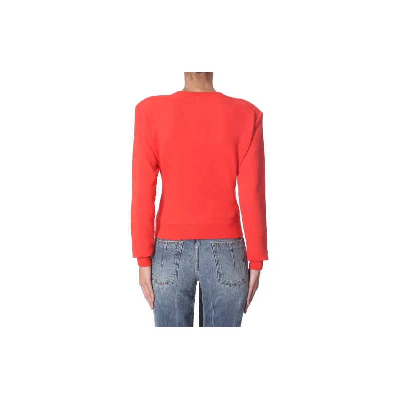 Unravel Project Ribbed Hem Crewneck Sweatshirt-2