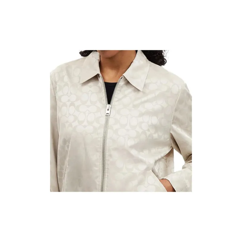 COACH SS24 Jackets Coats Women's Beige-3