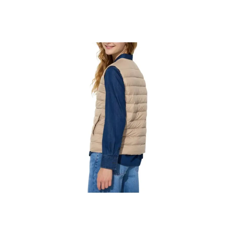 UNIQLO Vests Women's Dark Beige-2