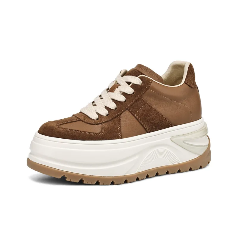 Rosa Bianca Lightweight Height Increasing Low-Top Skateboard Shoes Women's-1