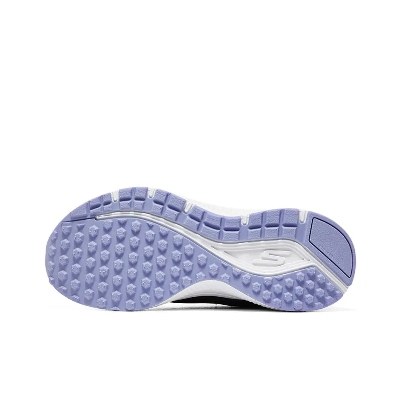 Skechers GIRLS Cushioning, Wear Resistant Low Top Kids' Running Shoes Black Purple Teenagers-5