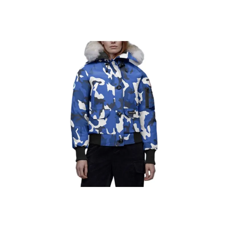 Canada Goose Down Jacket Coat Women's Blue-1