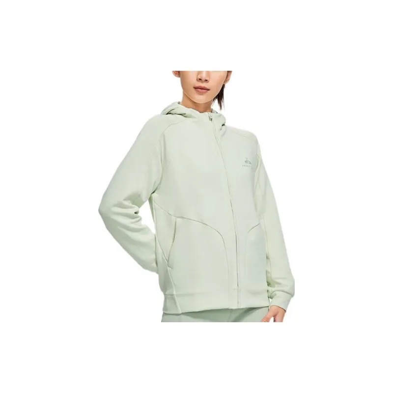 LINING Fitness Series Sweatshirts Women's Pale Greenish White Jade-2