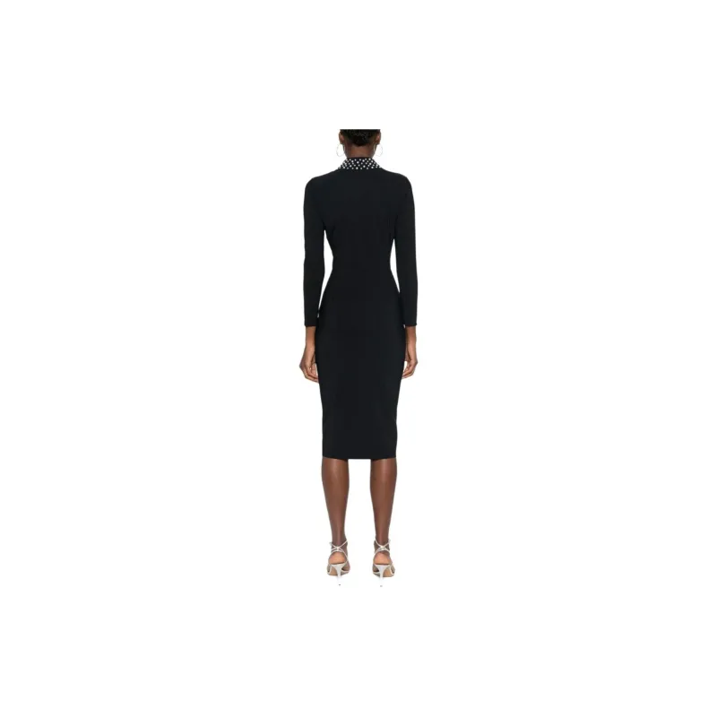 CHIARA BONI La Petite Robe Zoelle Pearl Midi Dress-2