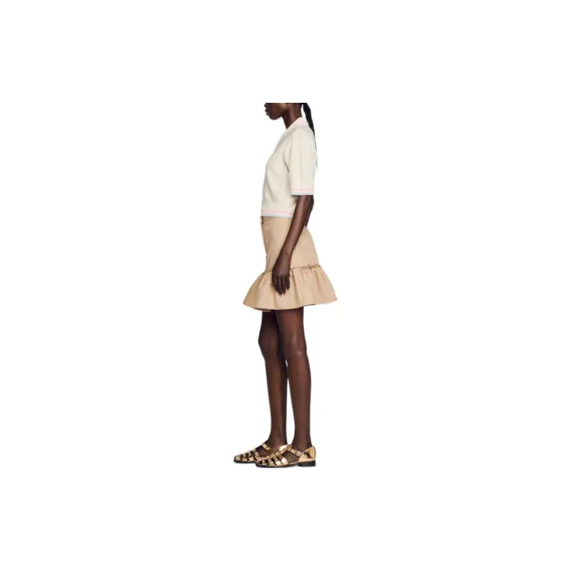 Sandro SS23 Knitwear Women's Light Umber-3