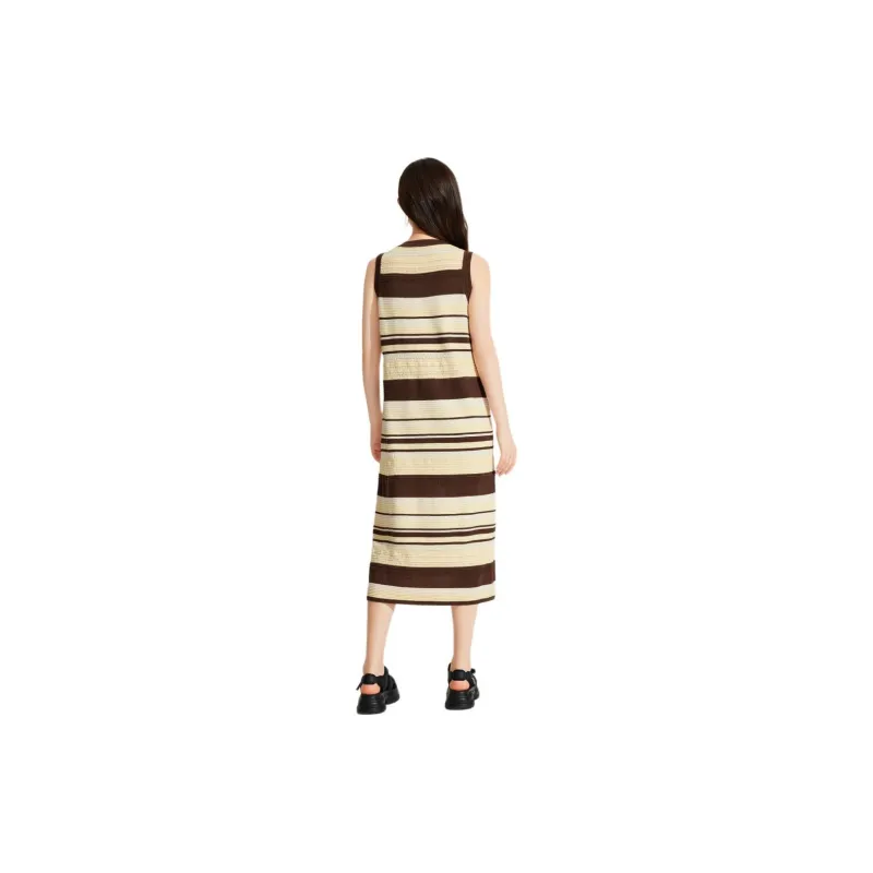 Hotwind Sleeveless Dress Women's Dark Brown-0