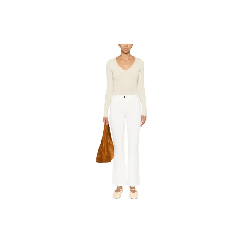 THEORY Pleat detail Flared Trousers-1
