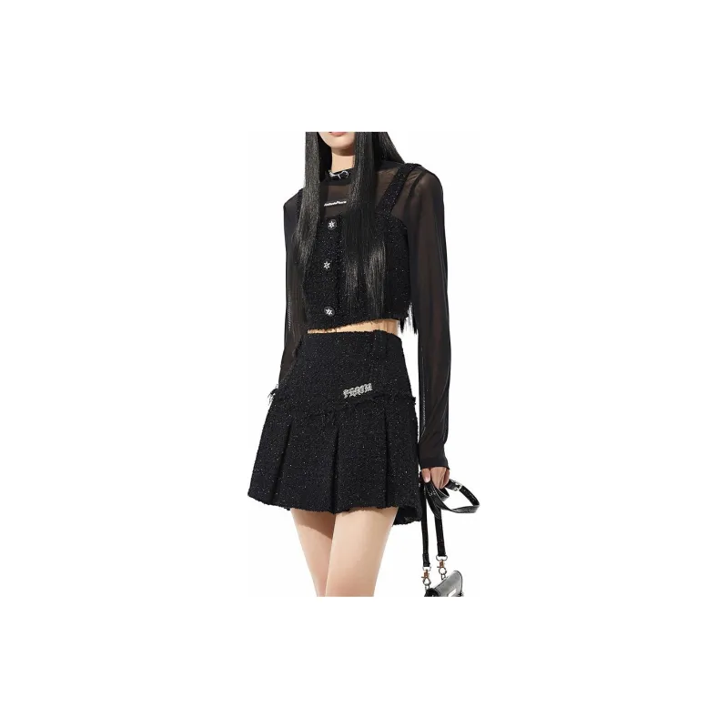 PHORM Casual Short Skirts Women's Ink Black-1