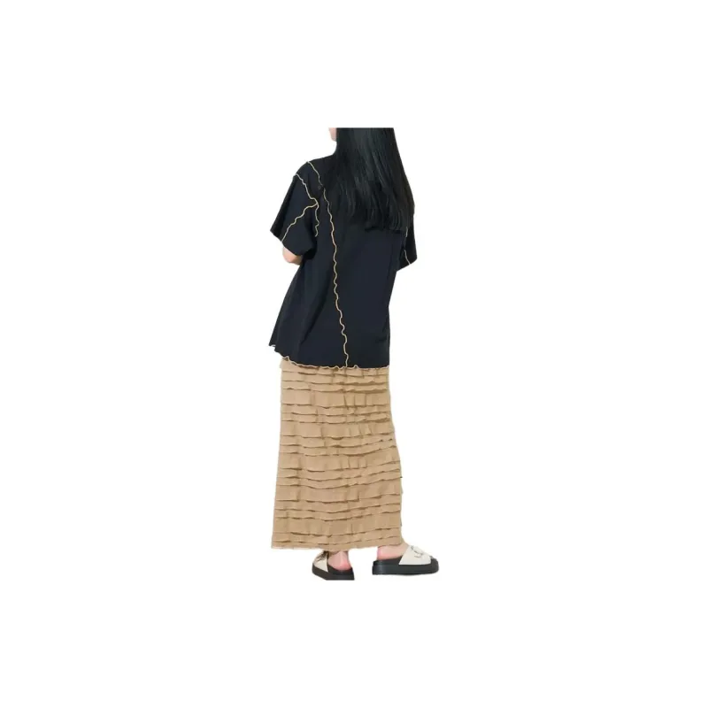 FREAK'S STORE Casual Long Skirt Women's Light Umber-4