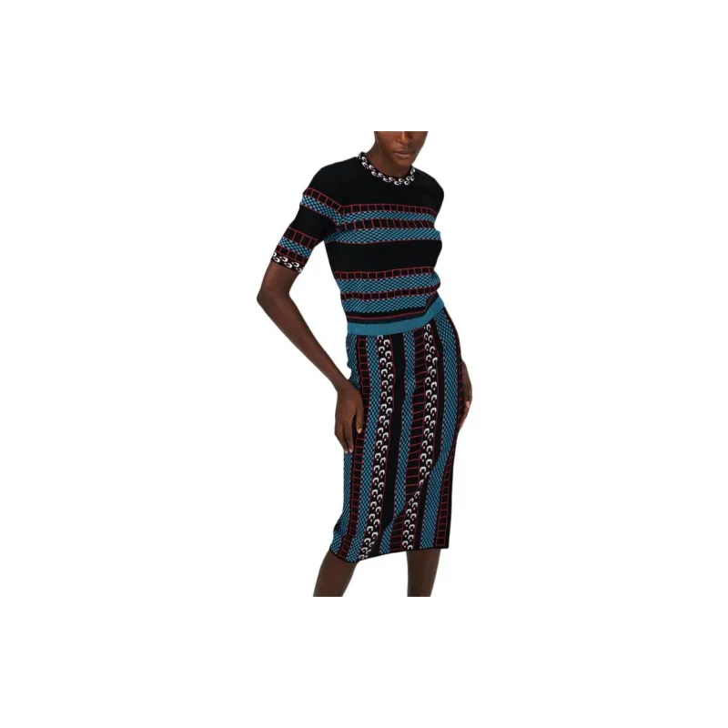 DVF Diane Von Furstenberg Sallie Knit Jacquard Skirt-4