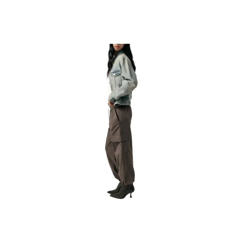 ZARA Casual Pants Women's Light Brown-4