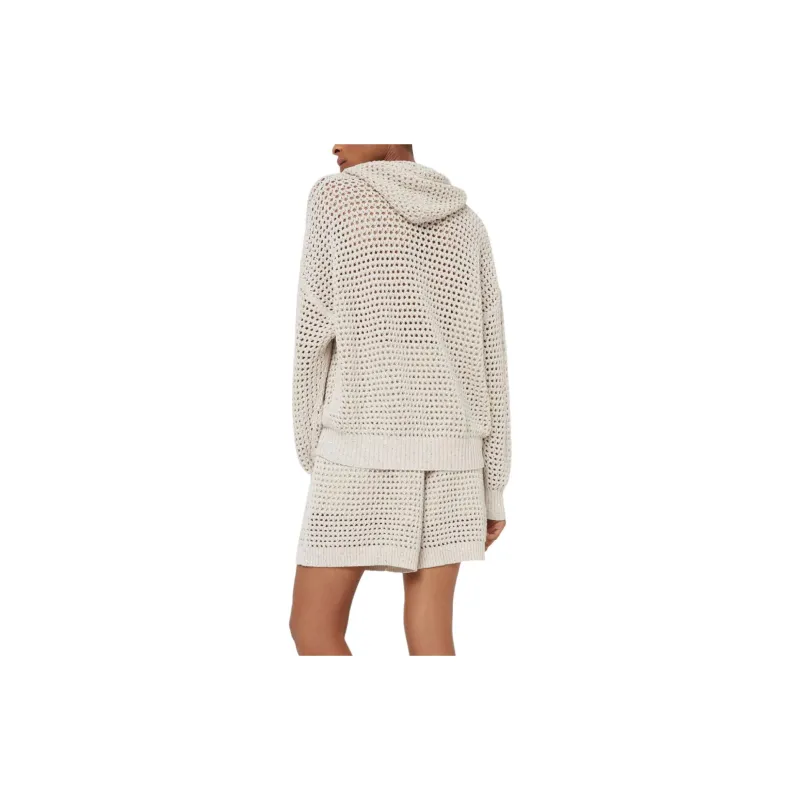 Brunello Cucinelli Open knit Hoodie-2
