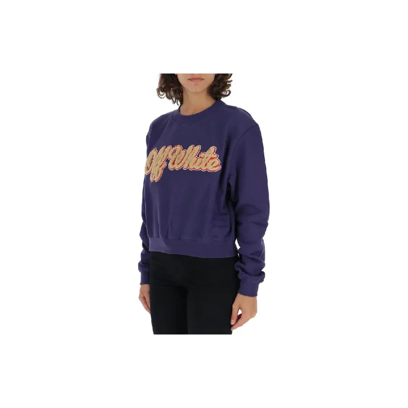 OFF WHITE Sweatshirts Women's Blue-1