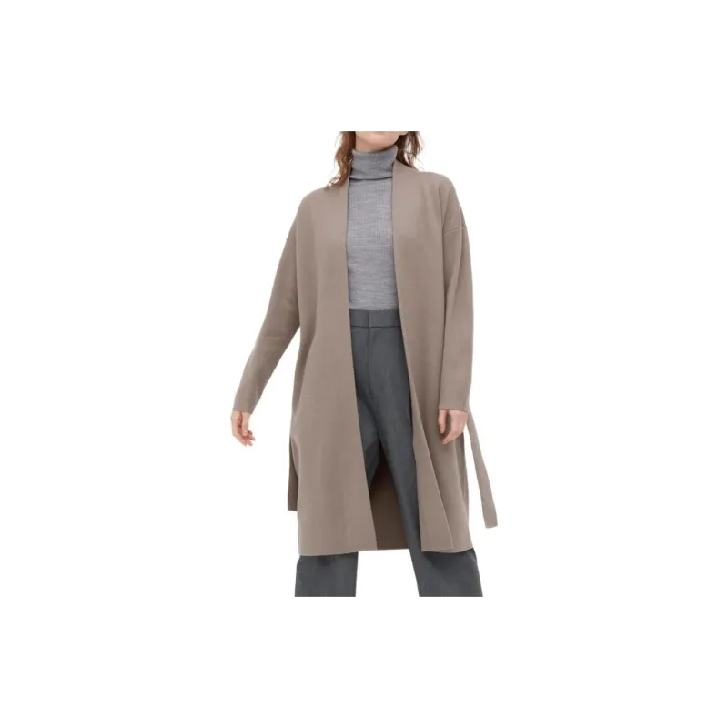 UNIQLO Coats Women's Dark Beige-1