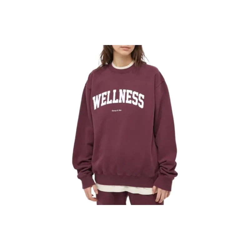 SPORTY & RICH Sweatshirts Women's Red-3