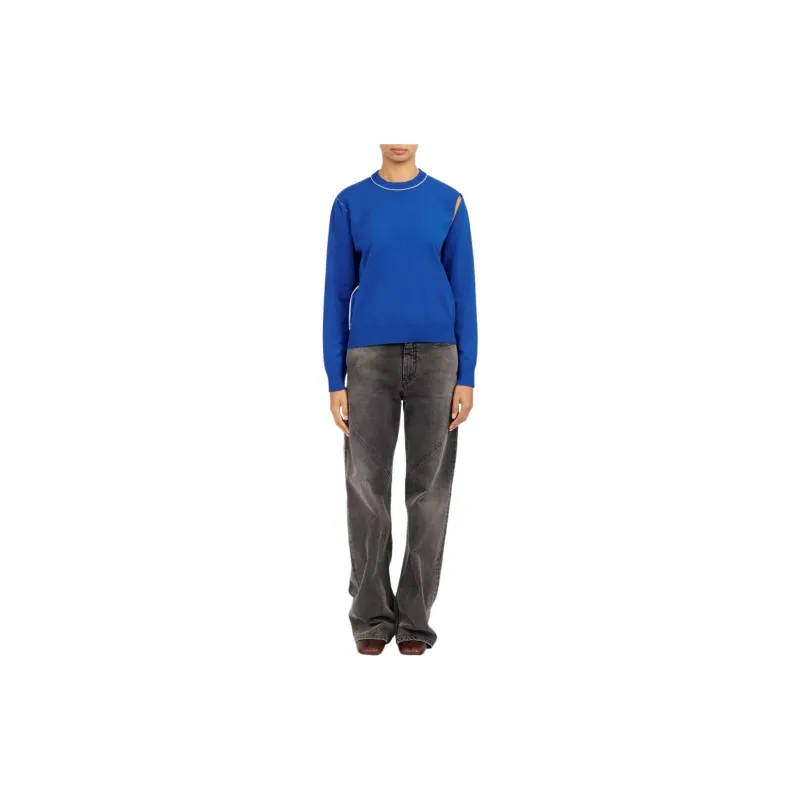 MM6 Maison Margiela Sweater Women's Blue-1