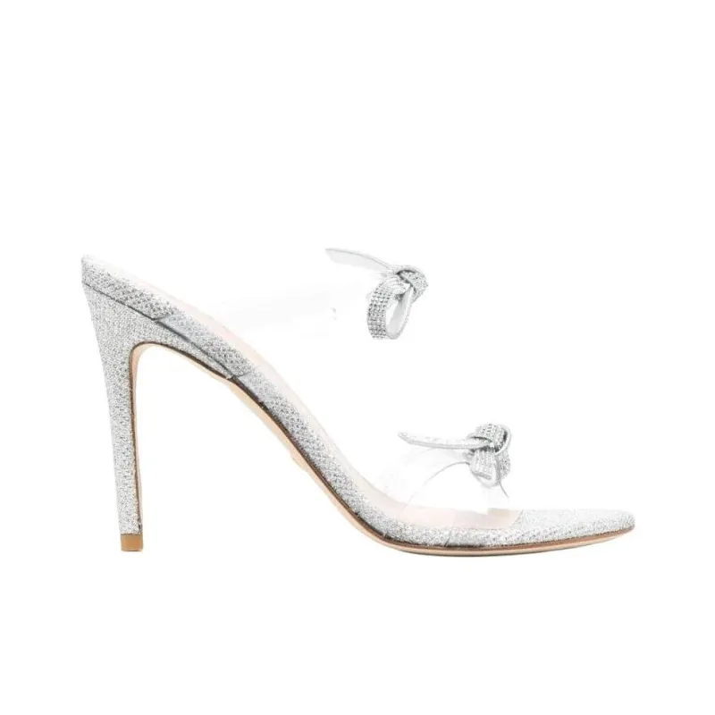 Stuart Weitzman Embellished bow Detail 115mm Sandals-1