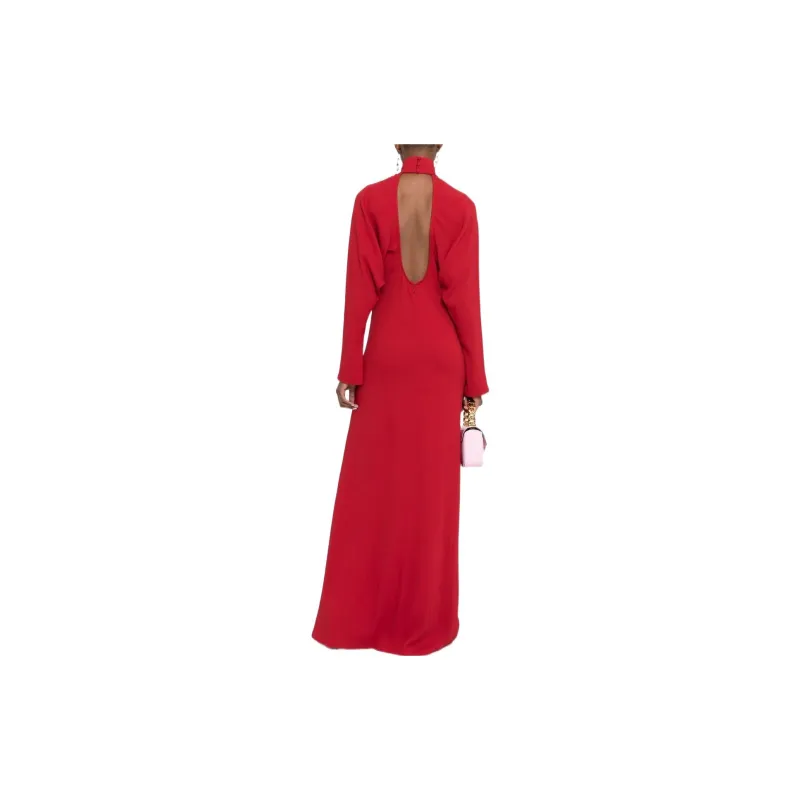 Blumarine Long-Sleeved Dresses Women's Red-2