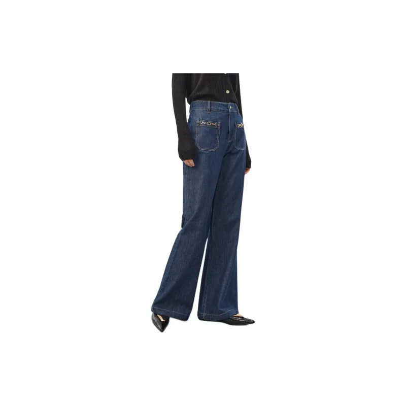 JZ. ANNAKRO SS24 Jeans Women's Dark Blue-3