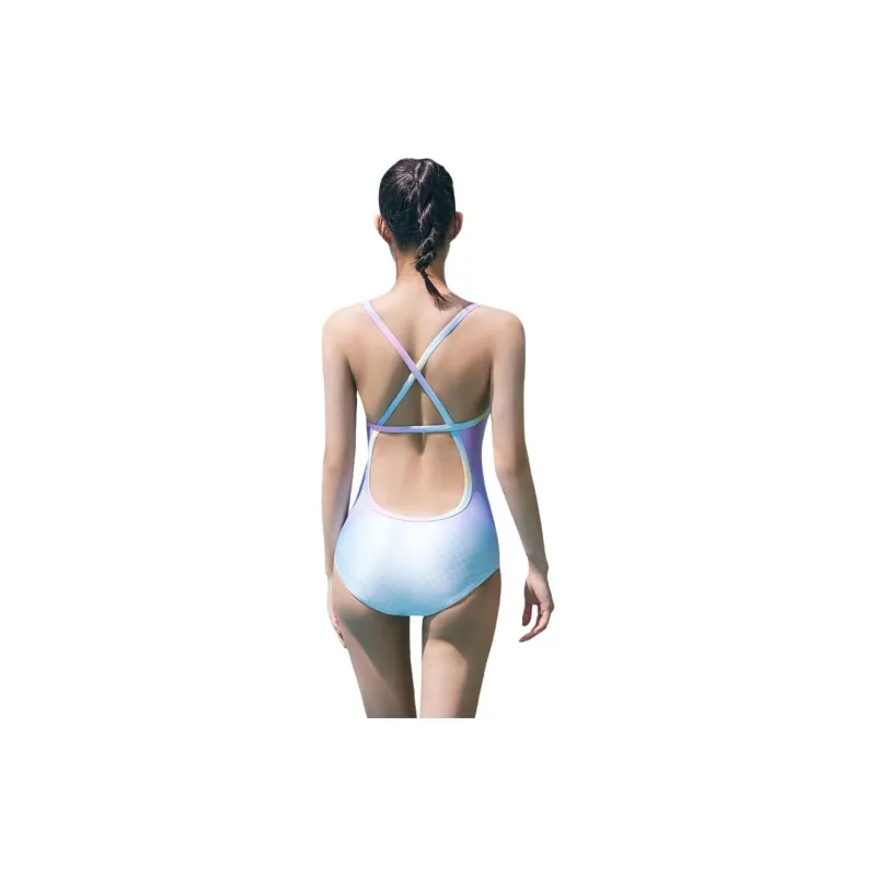 SISII LEE One Piece Swimsuits Women's Violet Gradient Mermaid-1