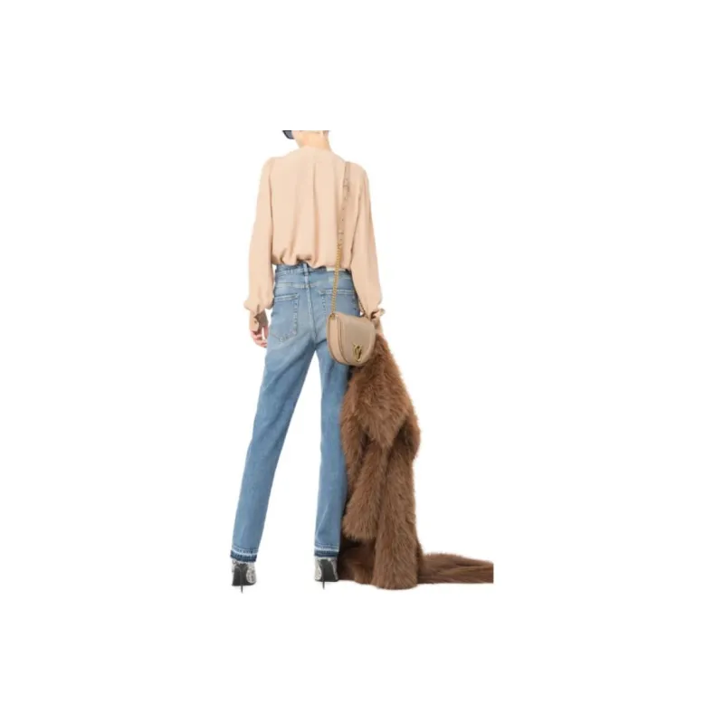 PINKO Slim Fit Vintage Denim Jeans-4